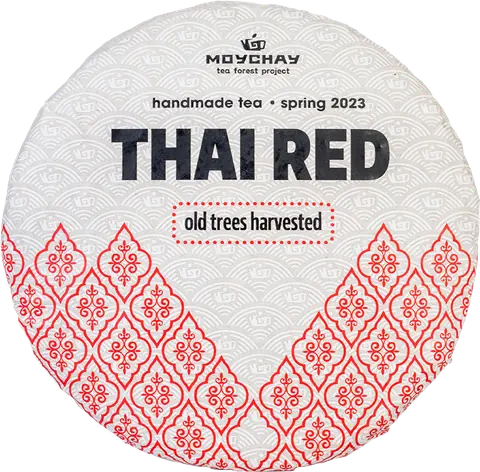 Black Tea Wild Trees, Thailand tea forest project (Spring 2023), Thai wild tea (Red Tea), pressed, 25g / cake